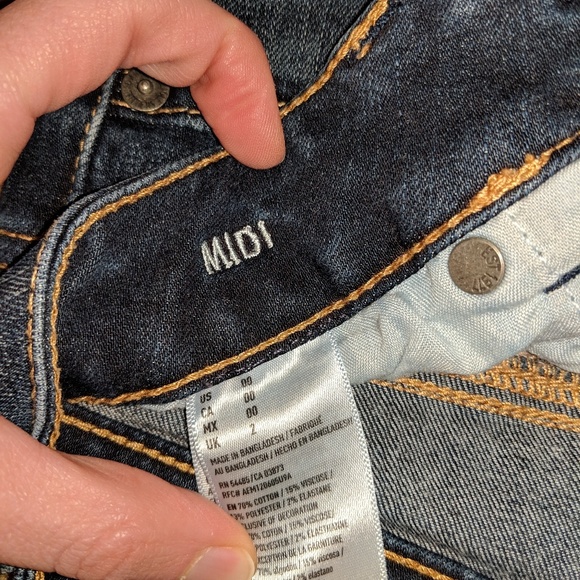 American Eagle Size 0 Midi shorts - Picture 2 of 4